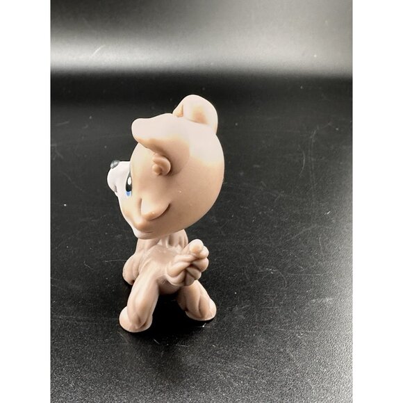 Littlest Pet Shop LPS Authentic #67 2006 Hasbro Collie Dog Blue Eyes G1 V2 - Picture 2 of 6